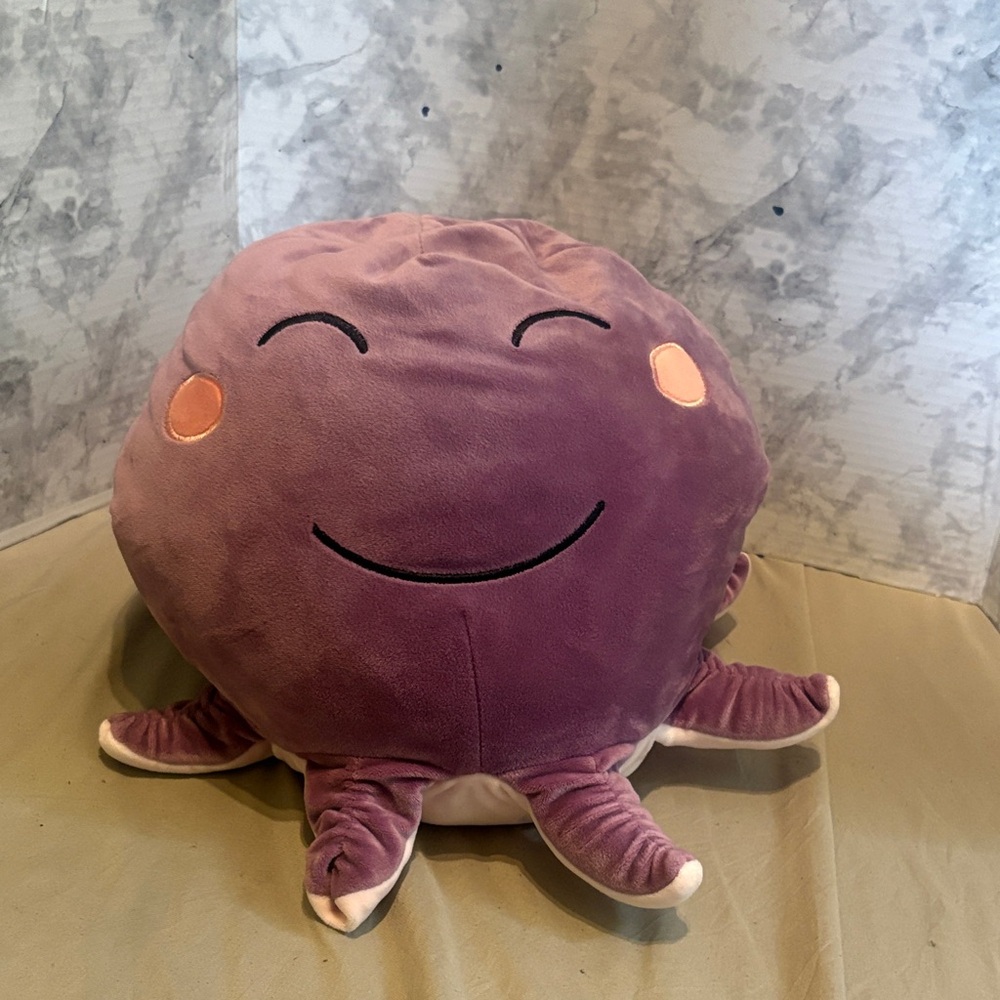 Squishmallow Detra the Purple Octopus Plush Extra Large Pillow Kellytoy Stuffed